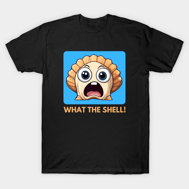 What The Shell | Seashell Pun T-Shirt by Allthingspunny